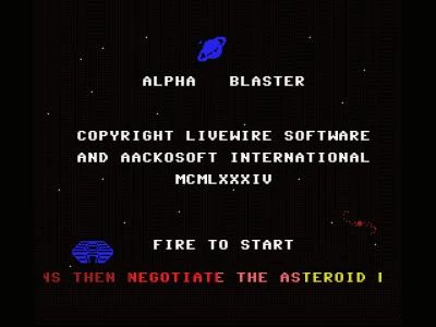 ALPHA BLASTER screenshot 2
