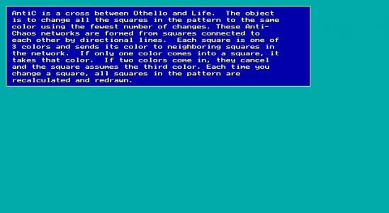 ANTIC screenshot 2