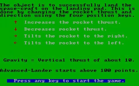 ROCKET LANDER screenshot 2