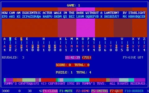 TOMMY'S CRYPTOQUIPS screenshot 5