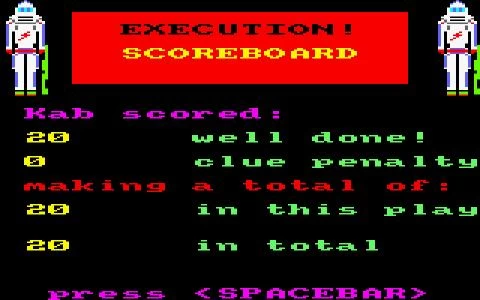 EXECUTION screenshot 2