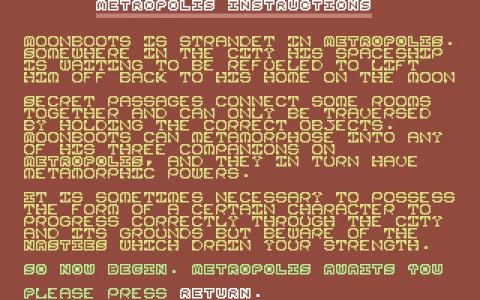 METROPOLIS screenshot 2