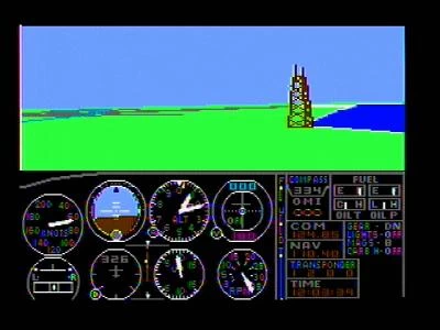 MICROSOFT FLIGHT SIMULATOR (V1.0) screenshot 4