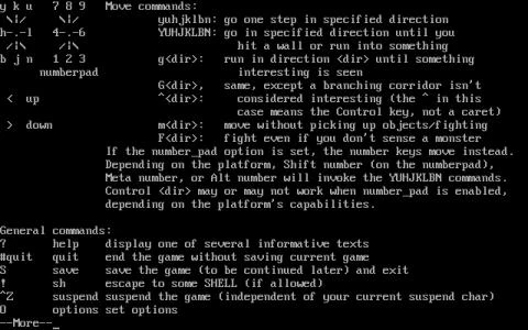 NETHACK screenshot 16