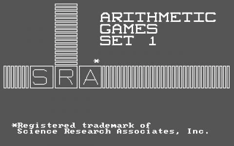 Arithmetic Games Set 1