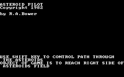 Asteroid Pilot