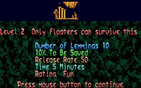 LEMMINGS screenshot 3
