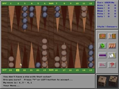 ULTIMATE BACKGAMMON screenshot 3