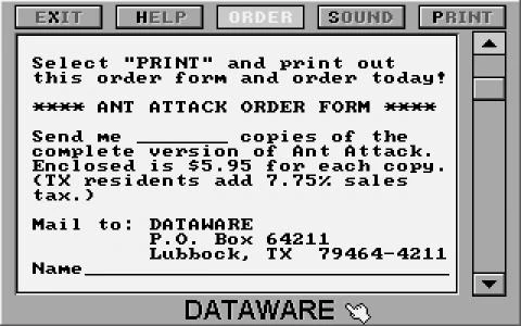 ANT ATTACK screenshot 3