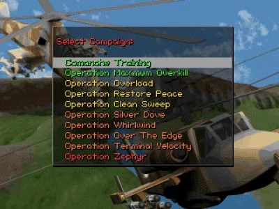 COMANCHE CD screenshot 3