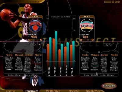 NBA INSIDE DRIVE 2000 screenshot 2