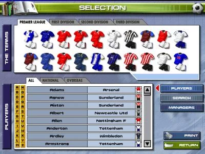 PREMIER MANAGER 97 screenshot 2