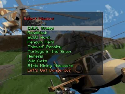 COMANCHE: MAXIMUM OVERKILL - MISSION DISK 1 screenshot 3