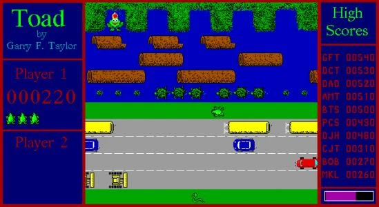 TOAD screenshot 2