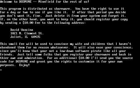DOSMINE screenshot 6
