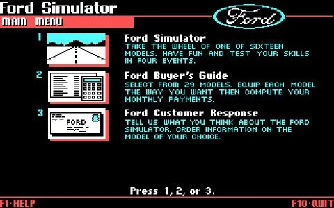 THE FORD SIMULATOR screenshot 2