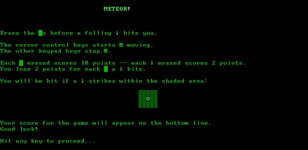 METEOR screenshot 2