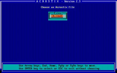 ACROSTIX screenshot 4