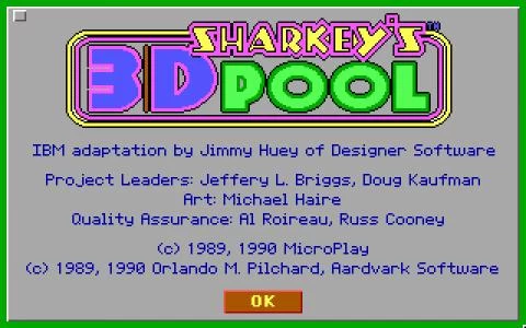 SHARKEY'S 3D POOL screenshot 2