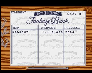 FANTASY MANAGER: THE COMPUTER GAME screenshot 8