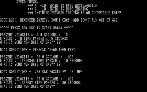 ROAD RALLY screenshot 3