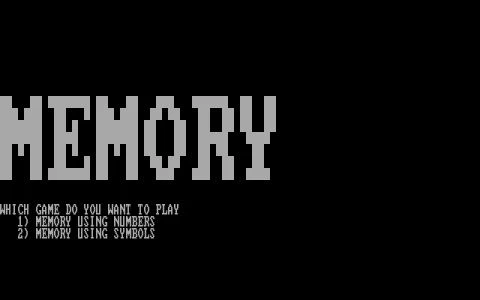 MEMORY screenshot 2