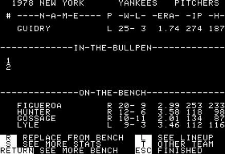 MICROLEAGUE BASEBALL screenshot 33