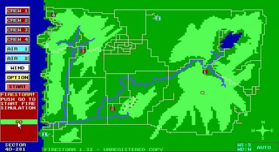 FIRESTORM: THE FOREST FIRE SIMULATION PROGRAM screenshot 6