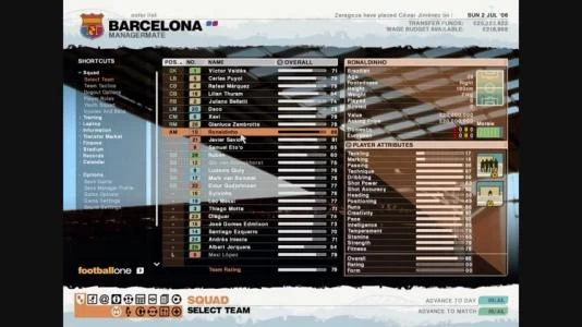 LMA MANAGER 2007 screenshot 2