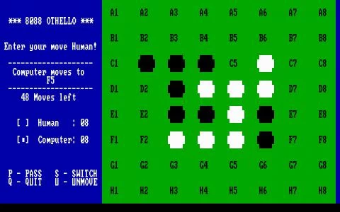 8088 OTHELLO screenshot 3