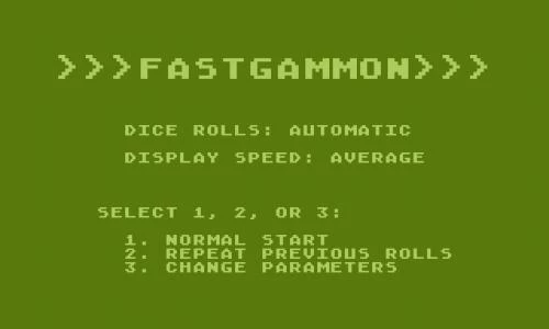 Fastgammon