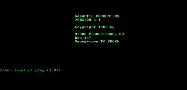 Galactic Encounters
