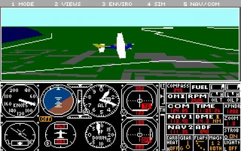 MICROSOFT FLIGHT SIMULATOR (V3.0) screenshot 10