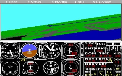 MICROSOFT FLIGHT SIMULATOR (V3.0) screenshot 11
