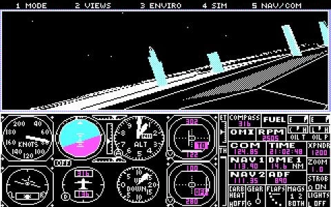 MICROSOFT FLIGHT SIMULATOR (V3.0) screenshot 3