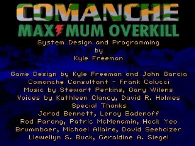COMANCHE: MAXIMUM OVERKILL screenshot 13