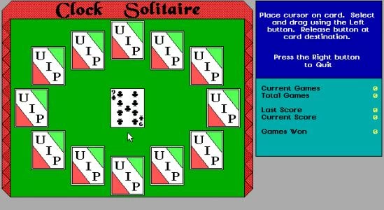 CLOCK SOLITAIRE screenshot 2