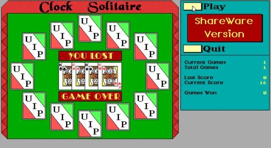 CLOCK SOLITAIRE screenshot 3