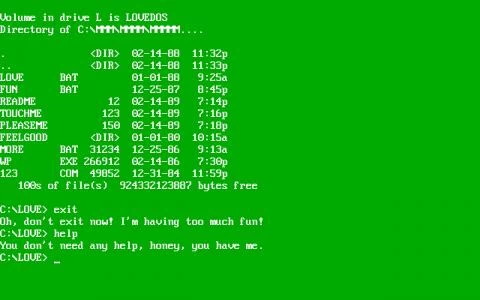LOVEDOS screenshot 3
