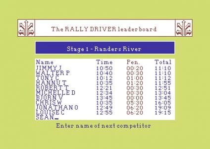 RALLY DRIVER screenshot 2