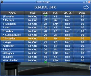 PREMIER MANAGER screenshot 14