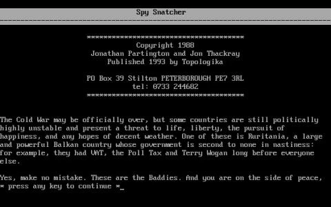 Spy Snatcher