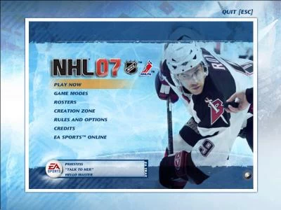 NHL 07 screenshot 4