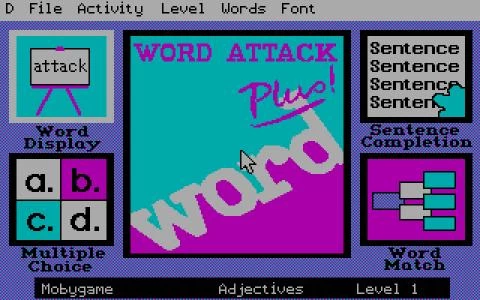 WORD ATTACK PLUS! screenshot 2