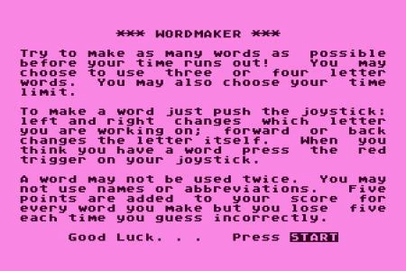 WORDMAKER screenshot 2