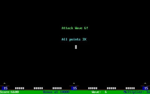 TEXT MISSILE COMMAND screenshot 6