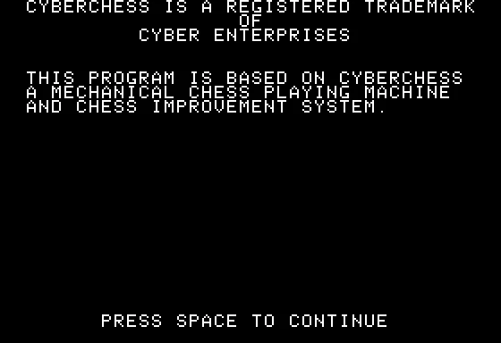 CYBERCHESS screenshot 2