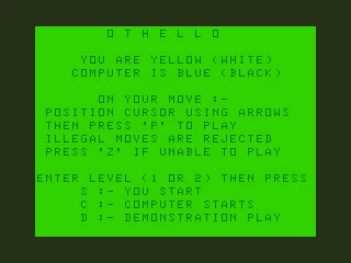 OTHELLO screenshot 2