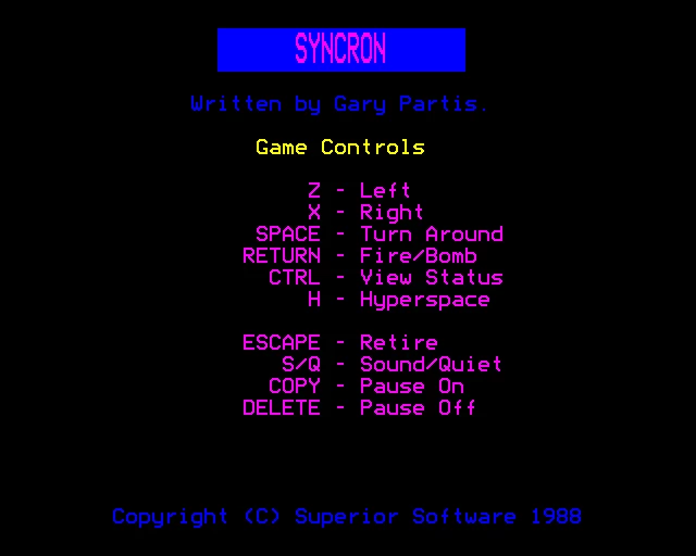 SYNCRON screenshot 2