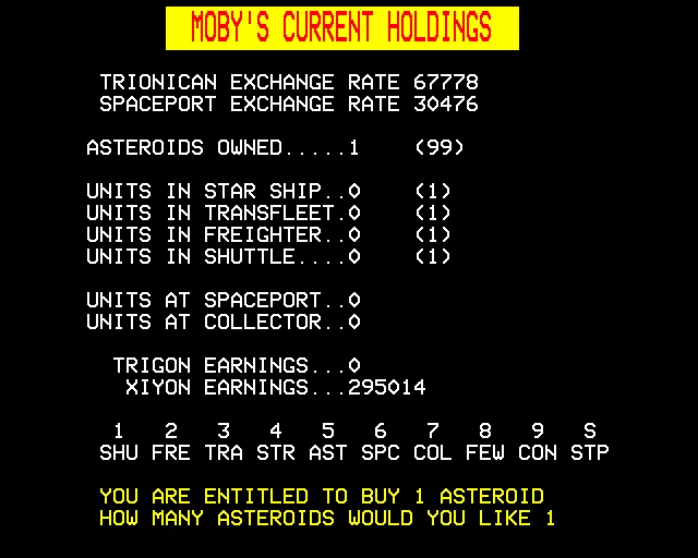 INTERGALACTIC TRADER screenshot 8